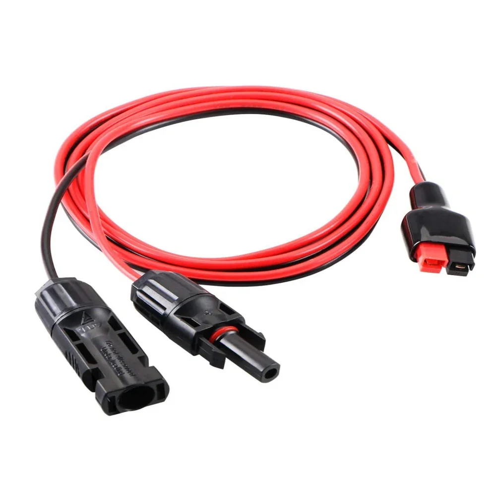 ALLPOWERS 1.5M Solar Extension Cable 16AWG to Anderson Solar Connector Adaptor for Solar Panel Tool Kit Portable Power Station