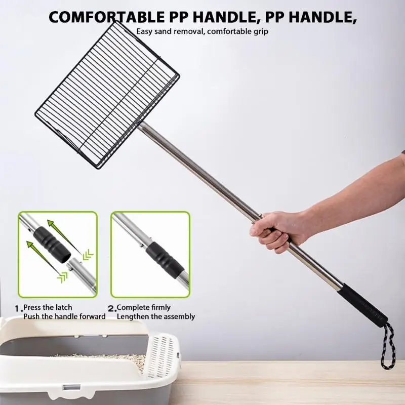 pala-para-arena-de-gatos-de-mango-largo-hecha-de-acero-inoxidable-25-cm-con-rastrillo-recolector-de-desechos-ajustable-y-extensible-para-gallinero