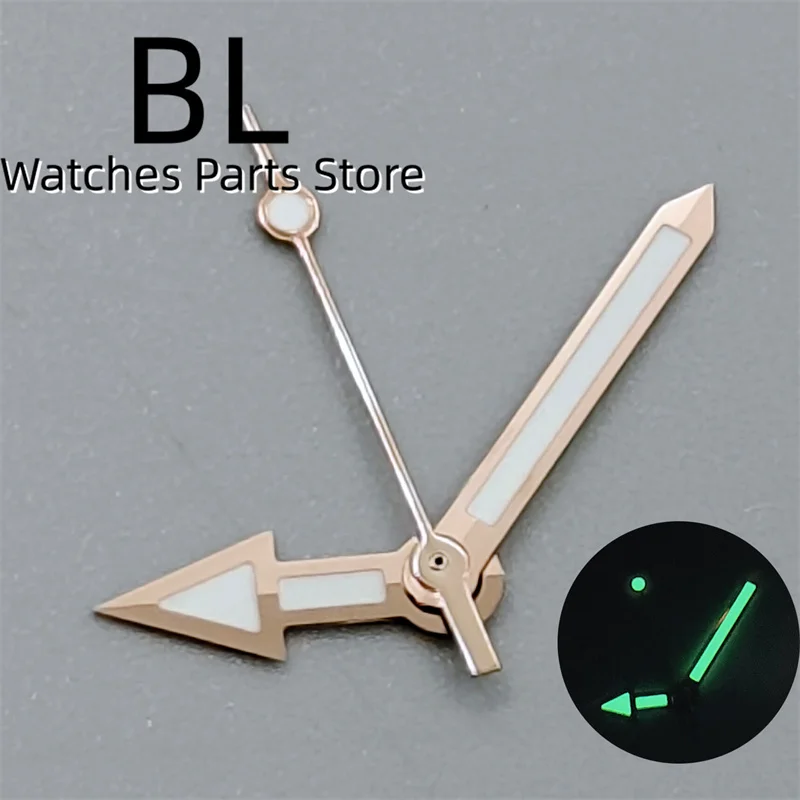 BLIGER Silver Gold Rose Gold Watch Hand With C3 Green Luminous Hands Pointers Fit NH35 NH36 Movement Replacement Watch Accessory - Image 4