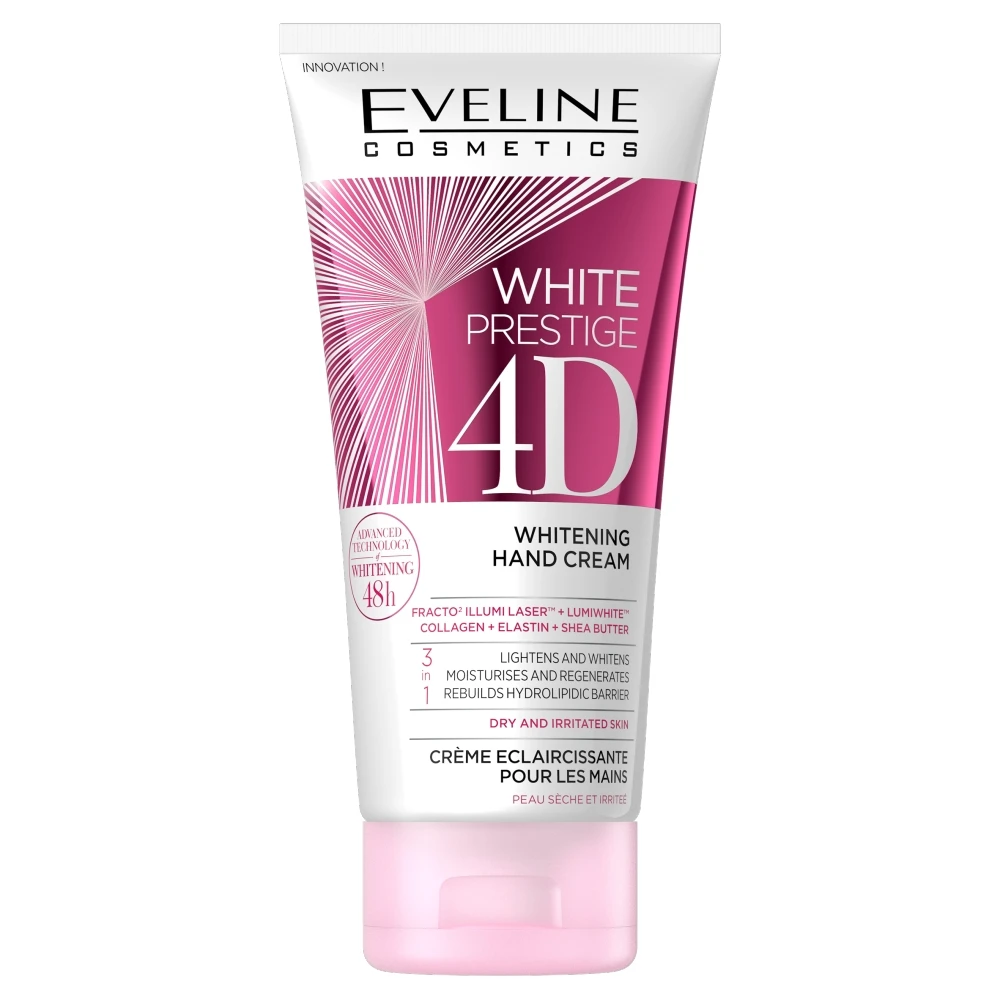 Eveline Cosmetics White Prestige 4D Whiten Hand Cream, 100ml