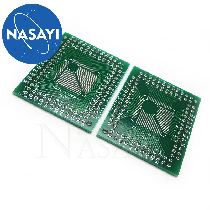 FQFP TQFP 32 44 64 80 100 łatka LQFP w linii 0.5/0.8mm płyta adaptera