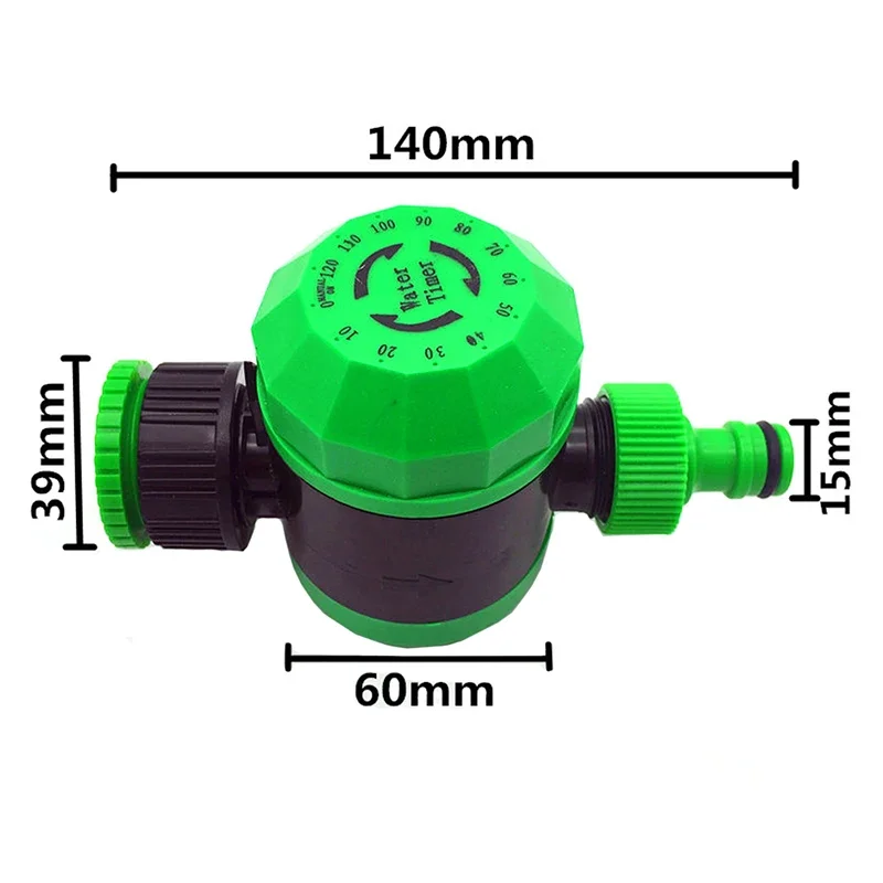 1PCS Plastic Mechanical Timer Agricultura Garden Lawn Irrigation Controllers 2 Hours Automatic Water Timer