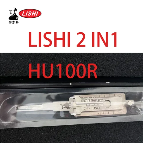 Original LISHI HU100R HU 100R lishi 2 en 1 para BMW nuevo modelo herramienta de selección de cerradura herramienta de cerrajería de bloqueo de coche de apertura
