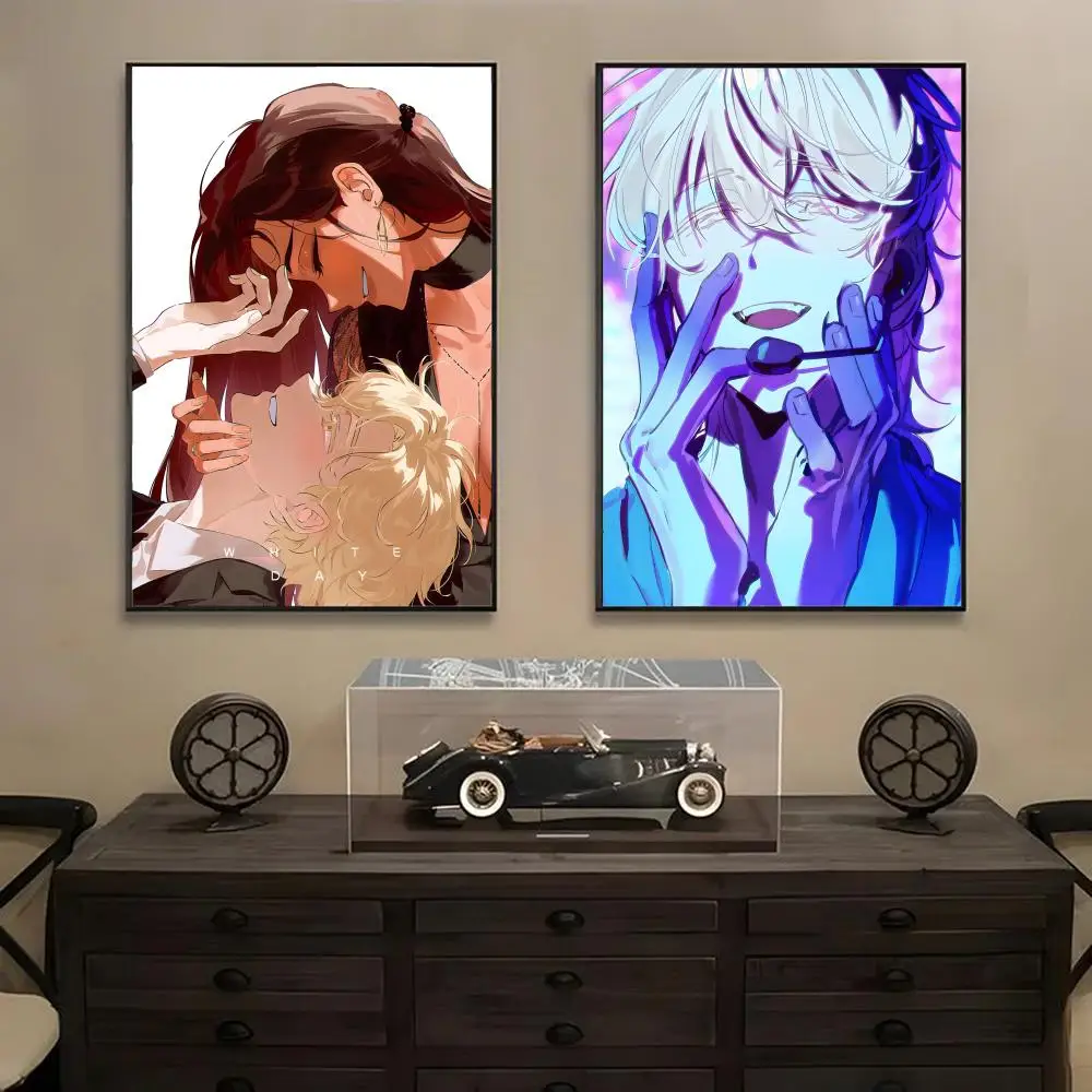 ملصق HD أنيمي موضوع ساخن المغني/OST/فيلم مقاوم للماء عصا ذاتية ديكور المنزل الغريبة S-المرحلة لوكا أنيمي