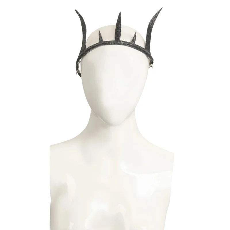 Lilith-vestido de Cosplay para mujer, disfraz de Hotel de dibujos animados de Hazbin, collar, guantes, disfraz de corona, traje de Carnaval de Halloween