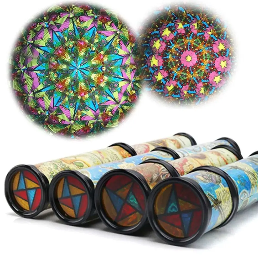 27cm Classic Magic Kaleidoscope Changeful Adjustable Rotation Kaleidoscope Scalable Fancy Colored World Toy Kids Educational Toy