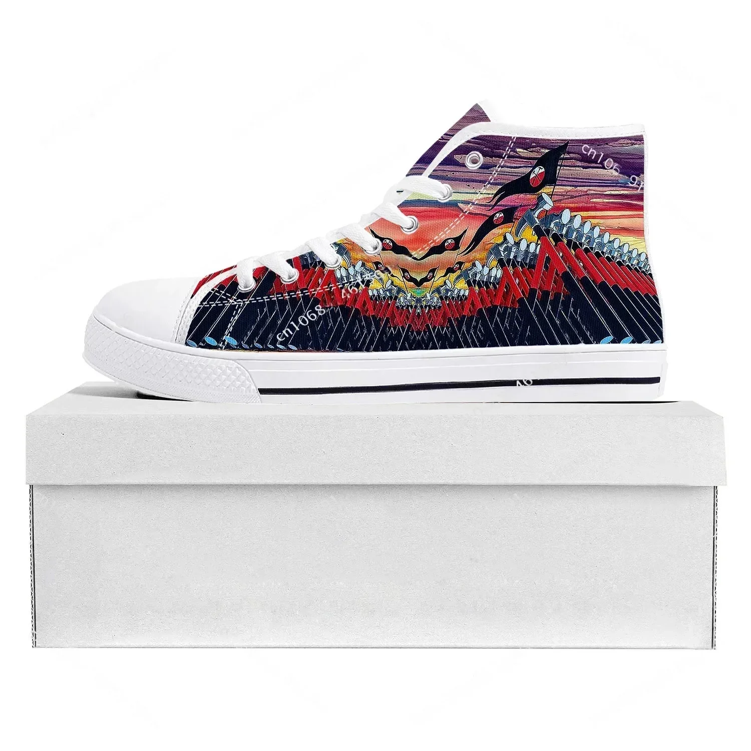 

We'Re Pink Just Two Lost Souls The Wall High Top High Quality Sneakers Mens Womens Teenager Floyd Sneaker Couple Custom Shoe
