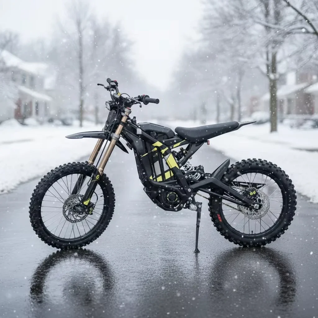 SXLL2026 Sur Ron Light Bee X Electric Motocross, Durable Frame, Black Green Purple, Electric Motocross