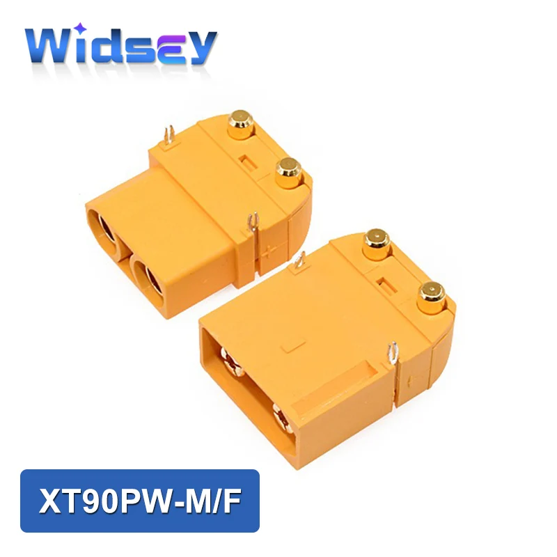 5Pcs XT90PW-M/F Model Aircraft Plug Male Female Horizontal Welded Board Connector 45A High Current Battery ESC Charger Interface