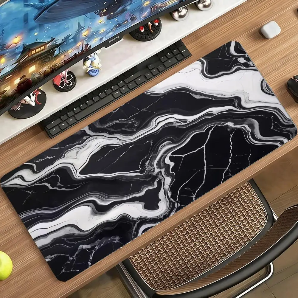 Wild Horses Running Desk Mat Large Size Mouse Pad Smooth Glide Non Slip Rubber Base For Nature Style Office Home