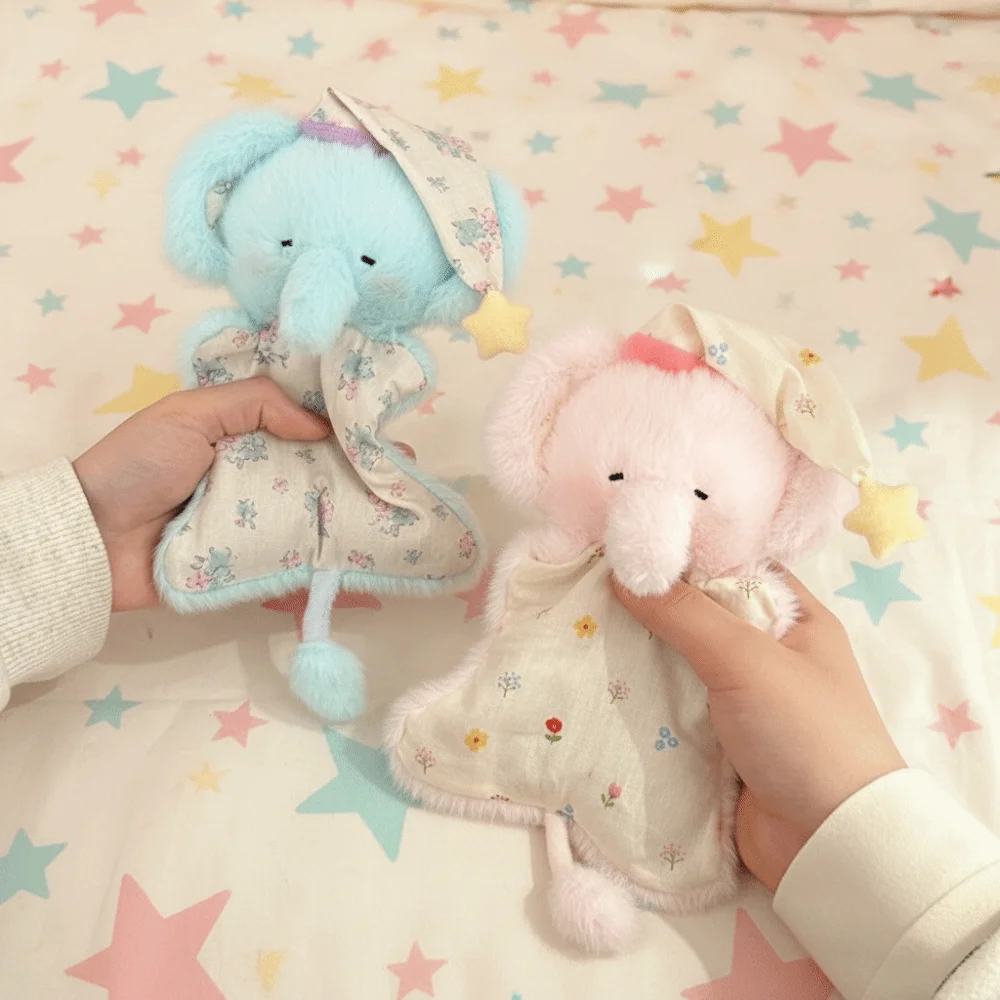 시뮬레이션 코끼리 인형 펜던트 부드러운 플러시 펜던트 백팩 자동차 펜던트 패션 커플 소녀 어린이 선물