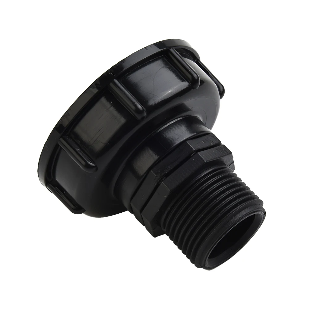 Hose Connector Black Female Fitting For IBC Tank Connects To 60mm Coarse Thread Inlet For Easy Hose Connection