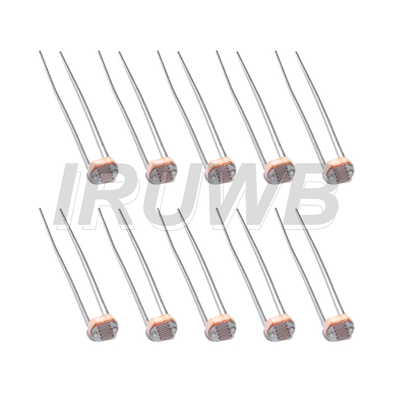 50PCS For Arduino LDR Photo Light Sensitive Resistor Photoelectric Photoresistor 5528 GL5528 5537 5506 5516 5539 5549