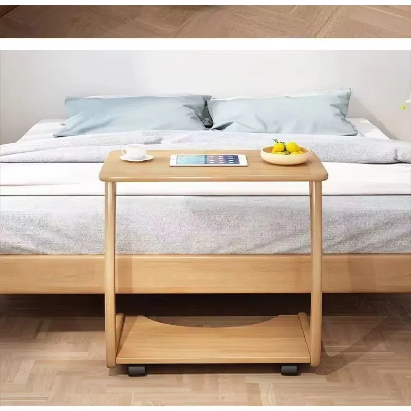 طاولة القهوة، جانب صغير لأريكة الأريكة والسرير، مكتب دراسة دوار، محطة عمل ذات رفين في غرفة المعيشة #3