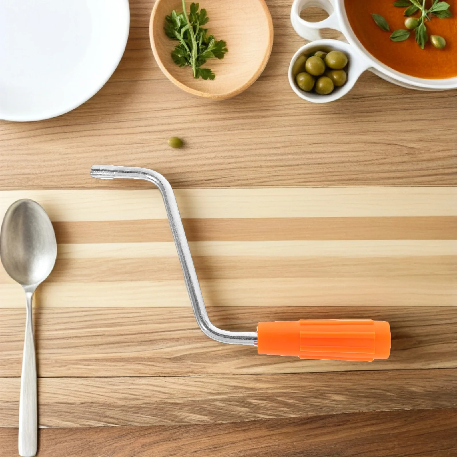 

3 Pcs Pasta Noodle Press Handle Making Tools Manual Maker Roller Replace Crank Machine Orange Replacement Parts