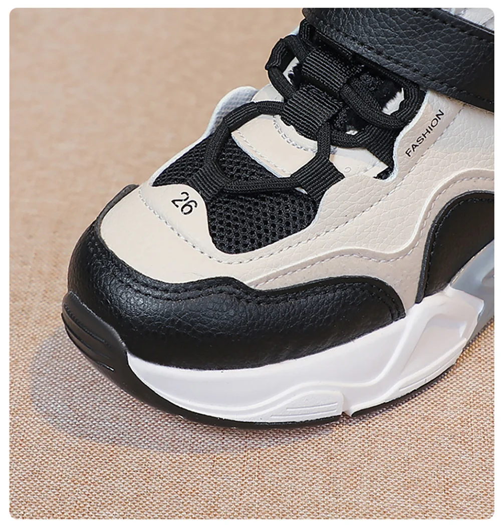 أحذية رياضية شتوية للأطفال أحذية قطنية دافئة قطيفة للأطفال أحذية شتوية سميكة من الفرو الصناعي للأولاد والبنات