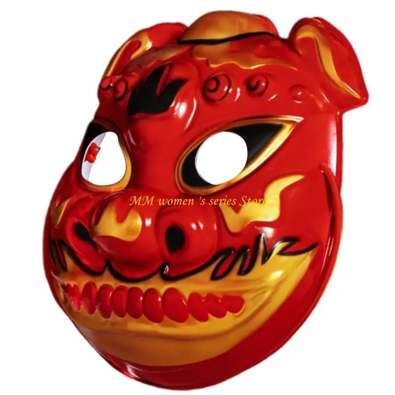 Q39C Hand Painted Mask Halloween Party Mask Masquerade Decoration Mask Halloween Costume Accessories for Men Women Cosplay