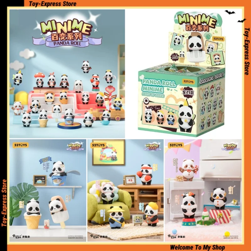 

52TOYS Blind Box Toys Panda Roll Minime Универсальная серия Слепая коробка Игрушка Mystery Box Модель панды Кукла Детские игрушки Подарок на день рождения