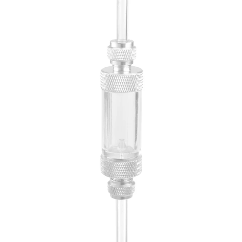 Single/Dual สำหรับหัวปลาสำหรับถัง CO2 Bubble Counter Aquarium ระบบ CO2 Bubble