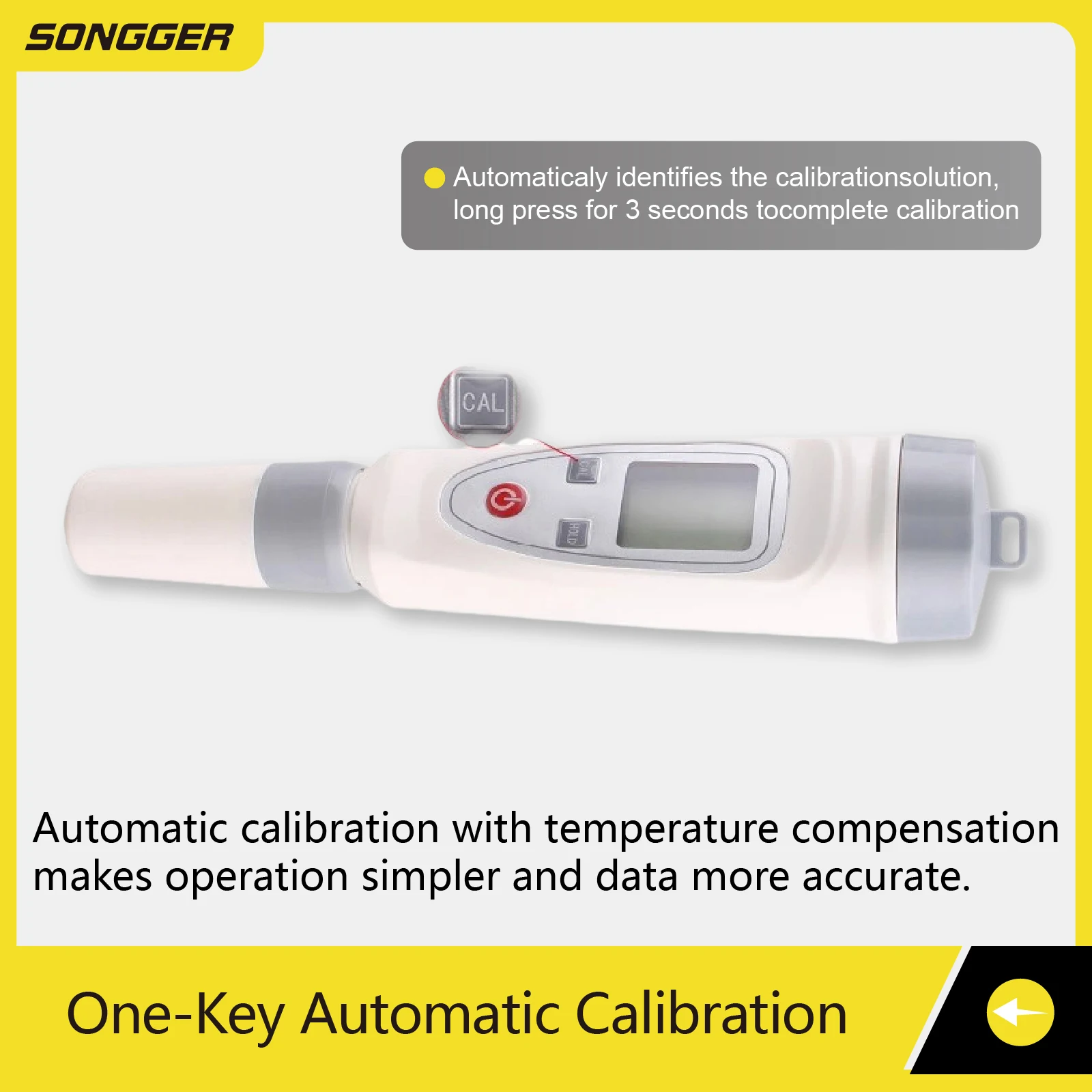 

0.01 Accuracy Pen Type Digital Water Quality Tester for Aquarium Hydroponics Pool Drinking Lab Use Portable pH Meter