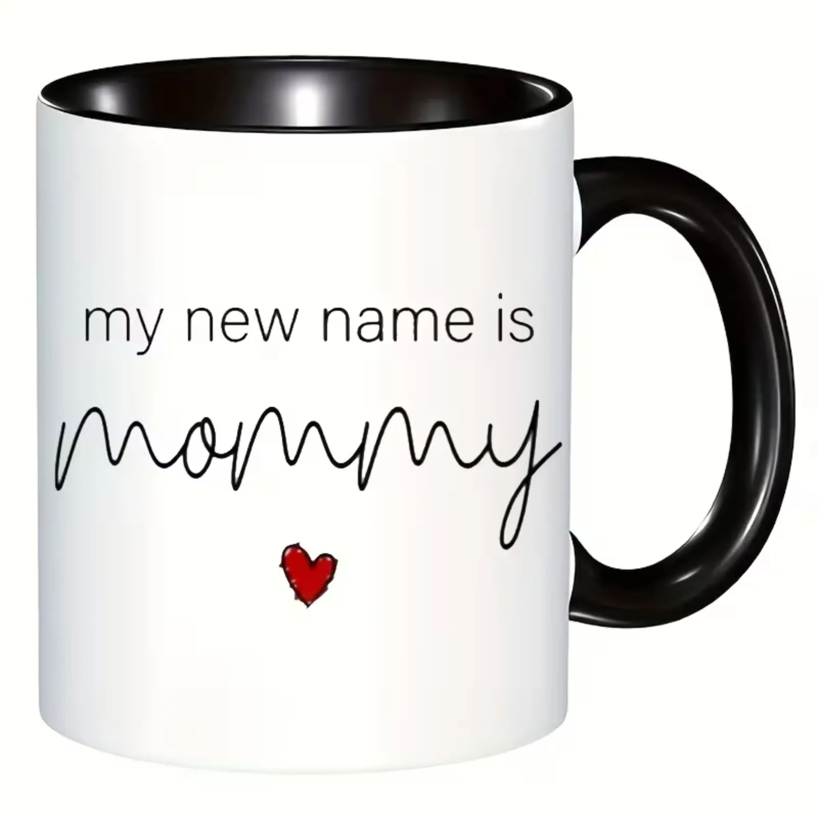 2D Printed My New Name Is Daddy Ceramic Coffee Mug, Funny New Dad Announcement Cup, Pregnancy Reveal Gift for First‑Time Father