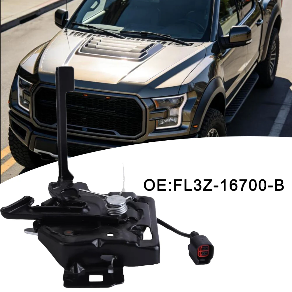 Bonnet Catch FL3Z-16700-B Easy Installation With Basic Tools OEM Specified Part For F-150 2015 2016 2017 2018 2019 2020