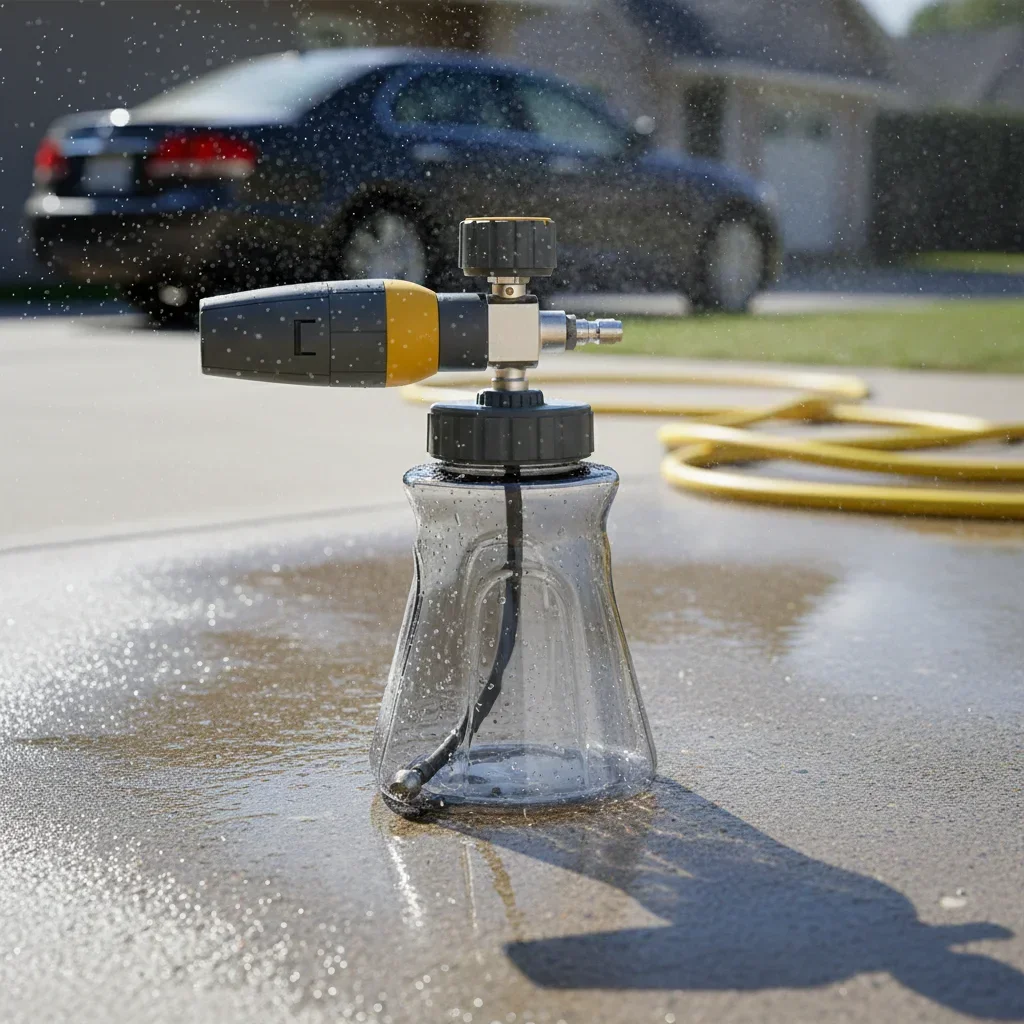 Apply foam spray can, brush car special kettle high-pressure car washing machine water gun pa kettle pre washing liquid supplies