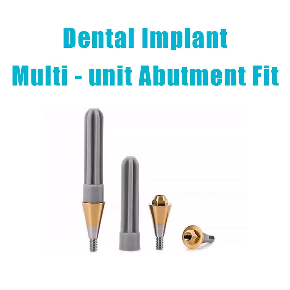 10 Sets Dental Implant Multi-unit Abutment for Dentium System Specialized Prosthodontic Components Stable Clinic Accessory Kit