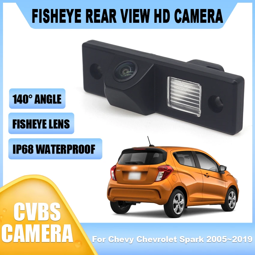 

CCD HD Fisheye Rear View Camera For Chevy Chevrolet Spark 2005~2017 2018 2019 Car Backup Reverse Parking Monitor Night Vision