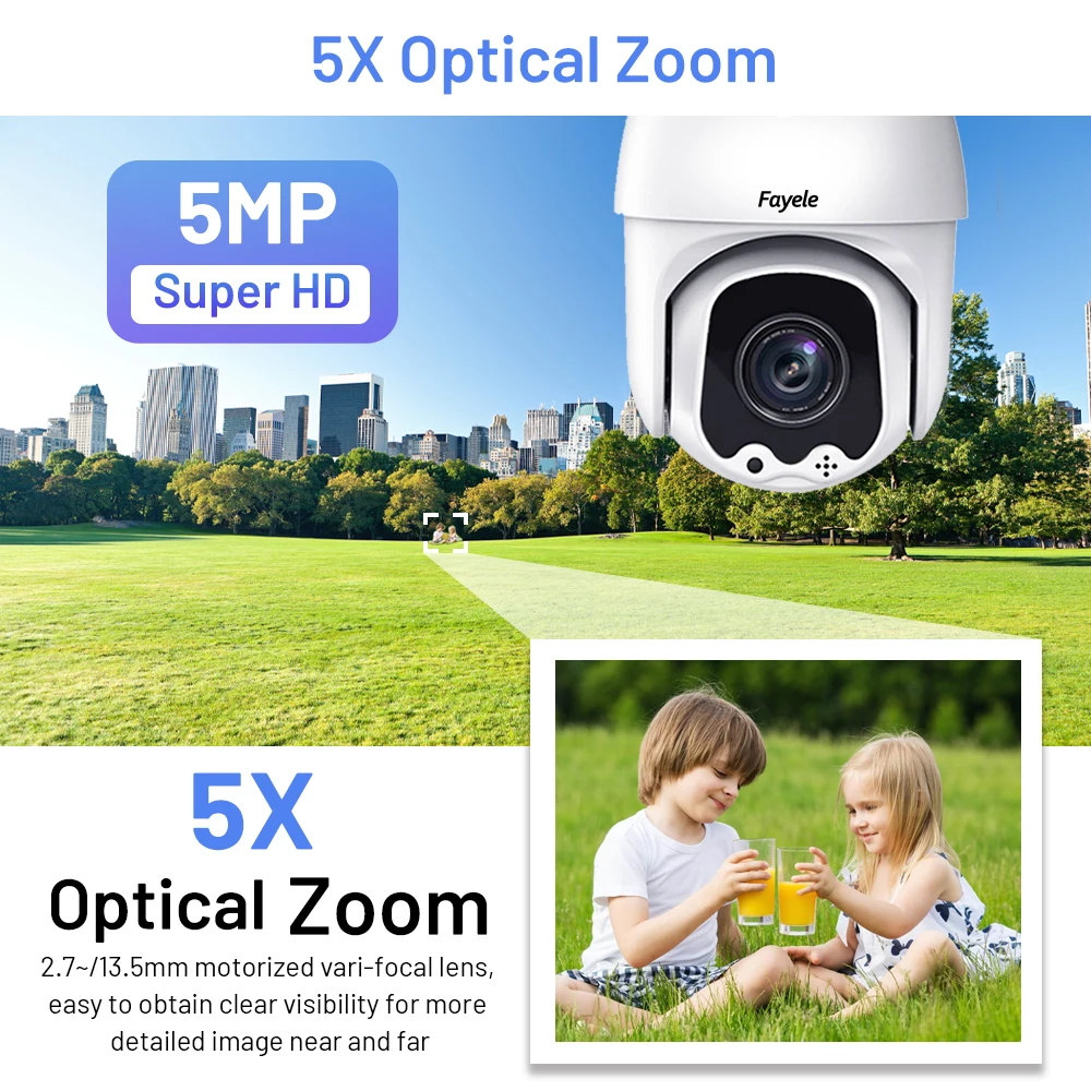 AHD Zoom TVI CVI CVBS UTC IP66, 2MP, 5MP