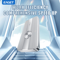 EAGET USB 3.2 Type C Portable SSD 20Gbps External SSD 512GB 1TB 2TB Hard Drive Solid State Disk For PS5 Laptop PC