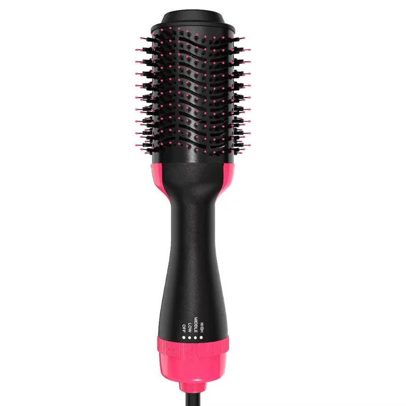 1200W Portable Ion Hair Dryer Negative Ion Air Styler 4 in 1 Curling Hair Straightener Electric Styling Comb