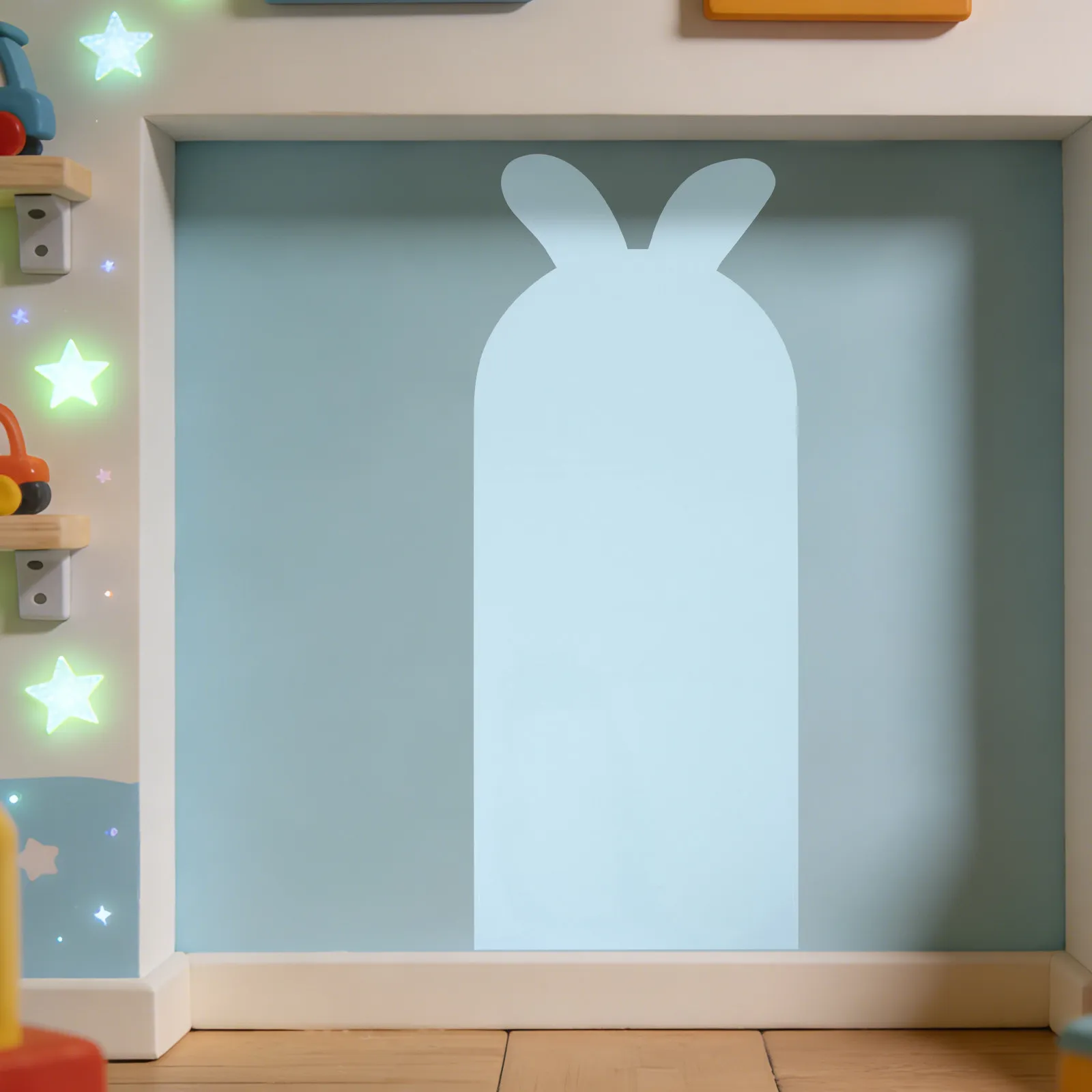 Whiteboard Sticker Bunny Erase Adhesive 39.7 X16 Reusable Removable Easter Whiteboard Decal Sticker for Wall Desk