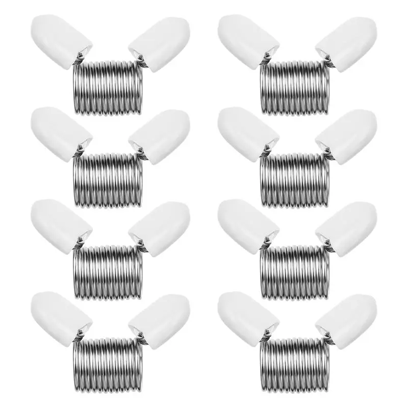 

Зажимы для бусин Feb.Bead Stopper, 8 шт., пружинные зажимы для изготовления украшений, концевики для бусин, инструмент для изготовления украшений