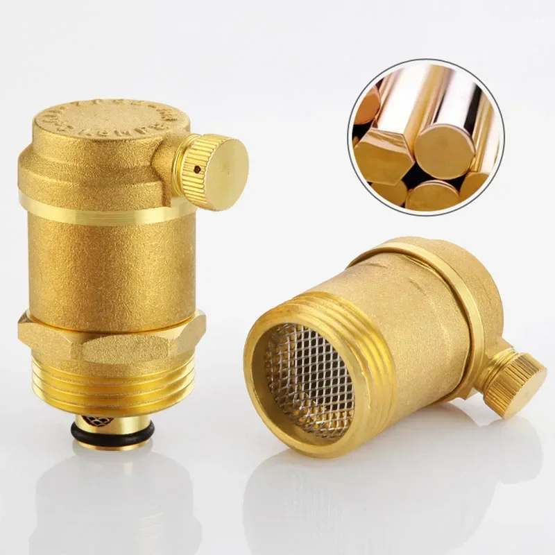 

Automatic Exhaust Valve Heating Deflation Household Brass Water Supply Pipeline Air Conditioner Snuffle