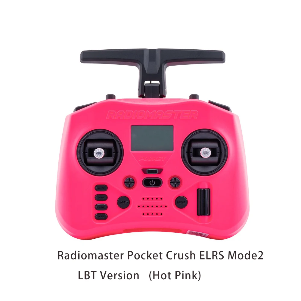 Radiomaster Pocket Crush 2,4 GHz ELRS Hall Gimbal-zender Afstandsbediening Draagbare lichtgewicht opvouwbare antenne - afbeelding 1