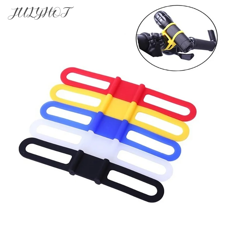 Bicycle Silicone Bandage Bicycle Silicone Elastic Bandage Mountain Bike Binding Rope Cycling Equipment Accessories