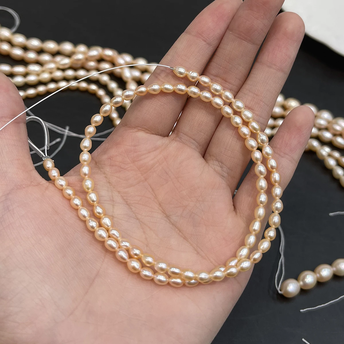 AAA DIY Pink Isolation Pearl Natural Freshwater Pearl For Jewelry Making DIY Necklace Bracelet Chains Earrings Accessory 3