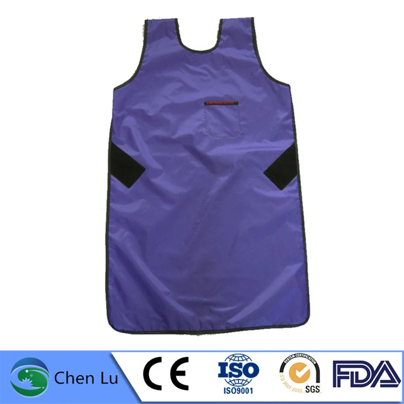 Genuine x-ray gamma ray protective dental apron hospital, dental clinic radiological protection high qulity 0.5mmpb lead apron