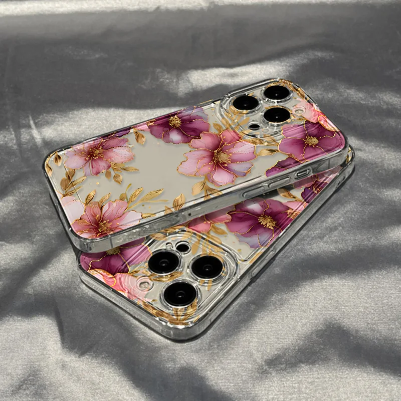 حافظة لهاتف آيفون 16 برو حافظة لهاتف آيفون 13 16e 11 15 12 14 Pro Max XR XS X 7 8 Plus SE 2 3 غطاء ممتص للصدمات #6