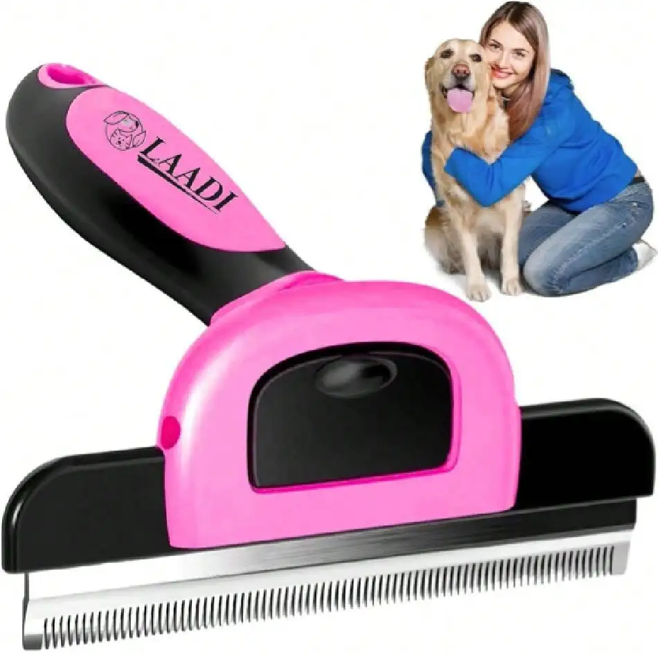 

Deshedding Tool - Reduces Shedding By Up To 95% For Pets' Grooming - Suitable For Dogs, Cats, Horses, And Rabbits,27766251