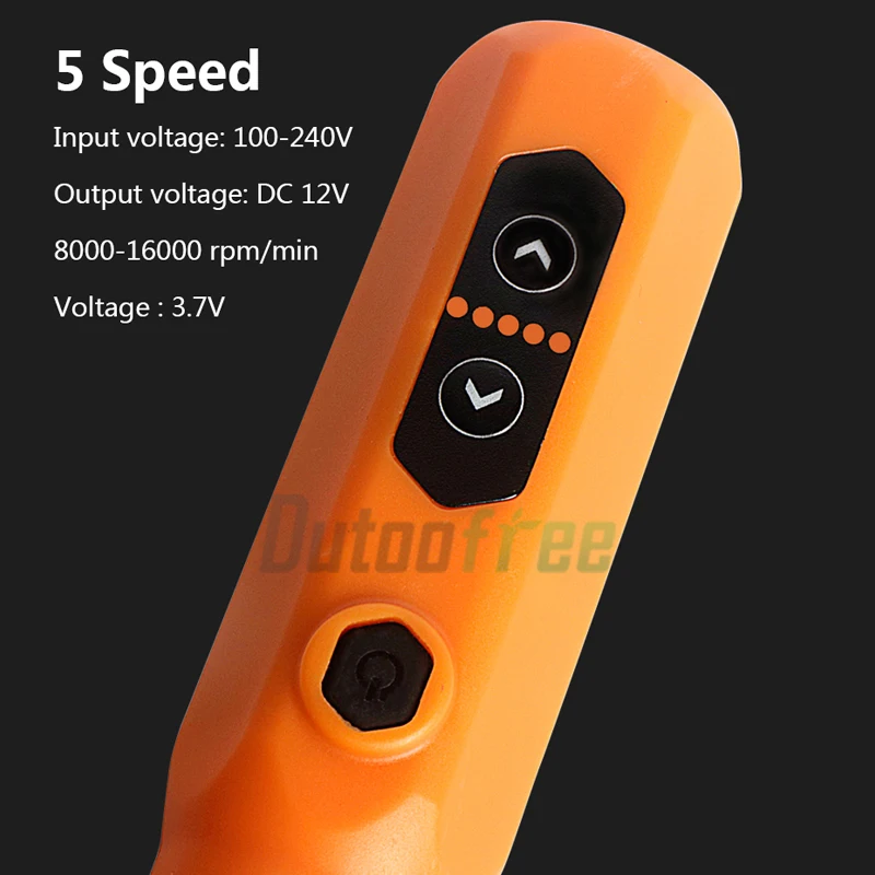 Alat Putar Tanpa Kabel USB Pena Ukir Bor Mini Dremel Bor Nirkabel Mini USB Listrik Alat Listrik Kecepatan 3/5 16000Rpm