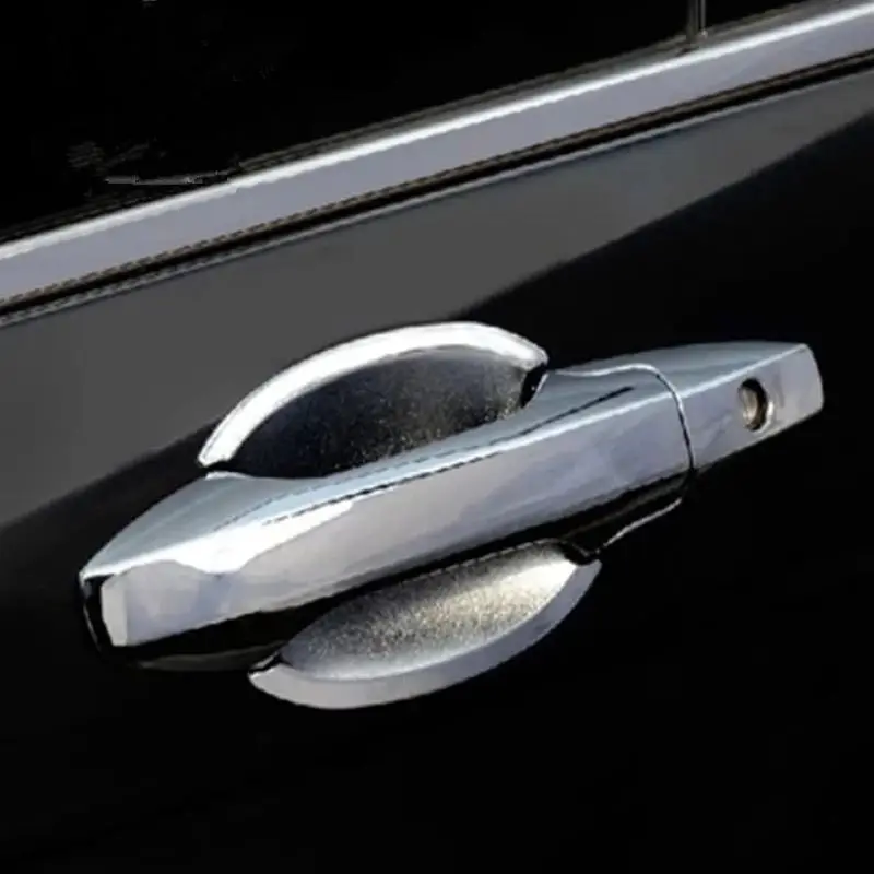 

For Honda CRV CR-V 2007 2008 2009 2010 2011 ABS Chrome Carbon Fiber Car Door Handle Cap Cover Bowl Trim Sticker Auto Accessories