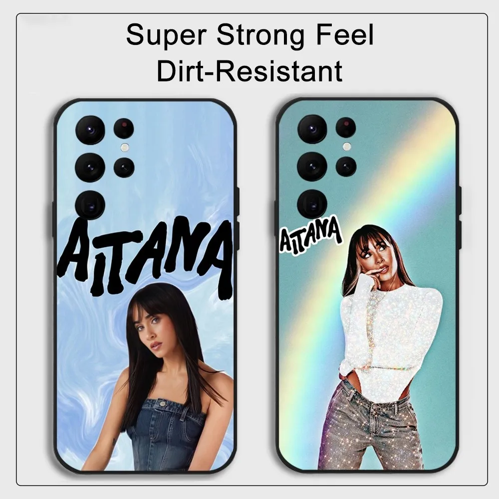 Singer A-Aitana Alpha Portrait Phone Case for Samsung S series s20 s21 s22 s23 s24 FE Plus Ultra TPU Soft to Skin-friendly case