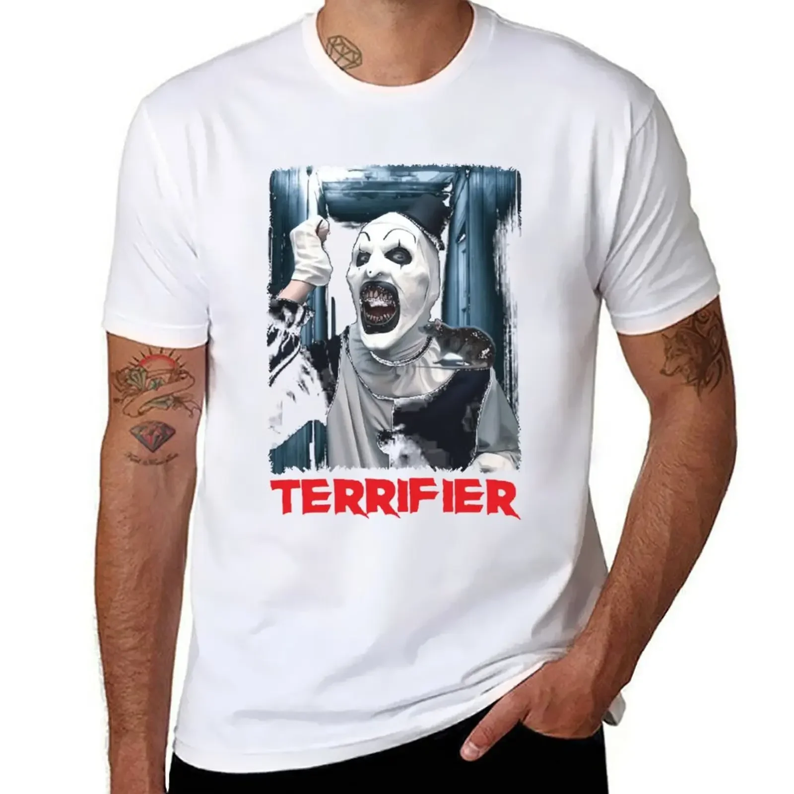 CUAN HOROR TERRIFIER T-Shirt animal prinfor boys cute clothes blanks sublime t shirts for men graphic 2024 heavyweight hot manga