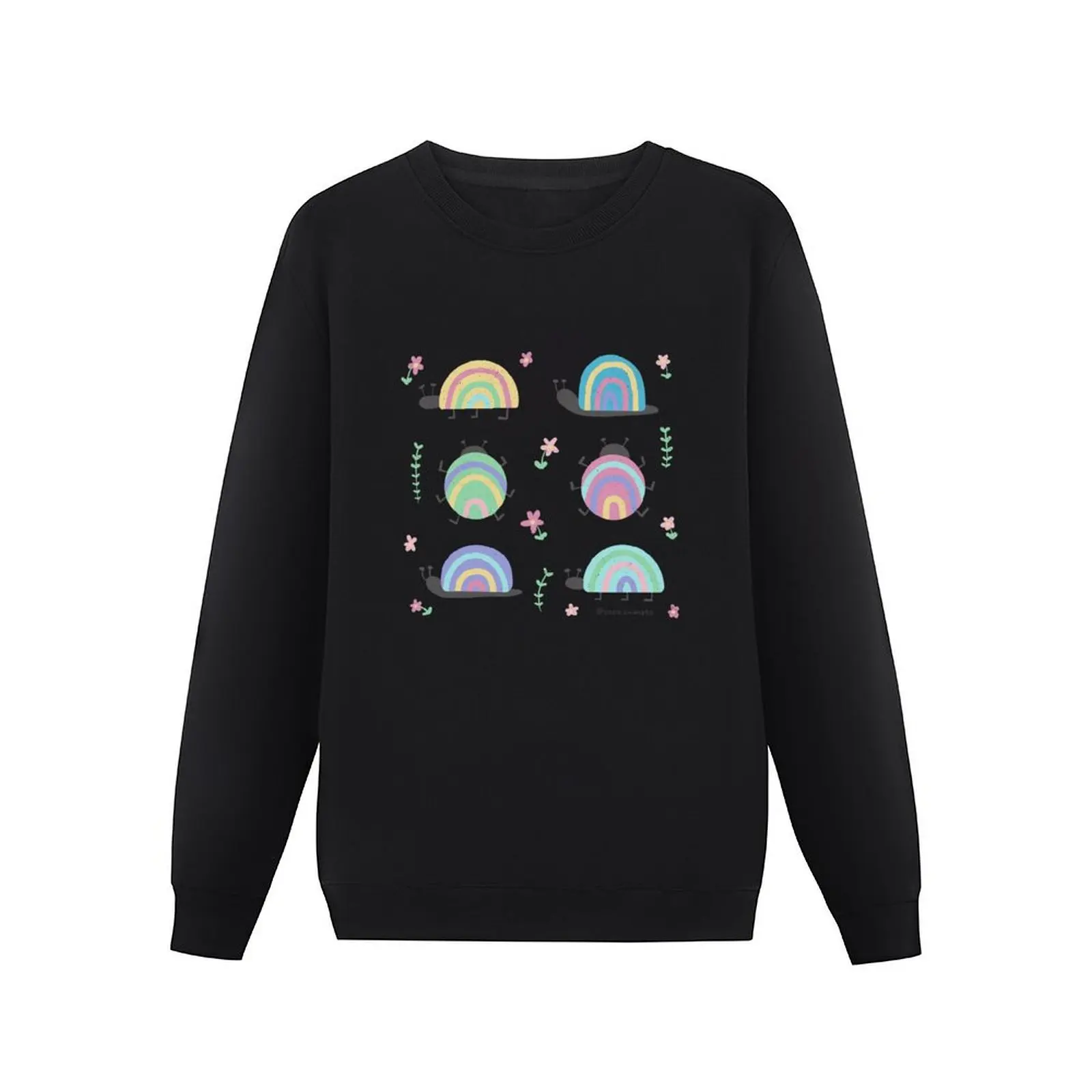 Rainbow Critters Pullover Hoodie men's winter sweater oversize sweatshirts