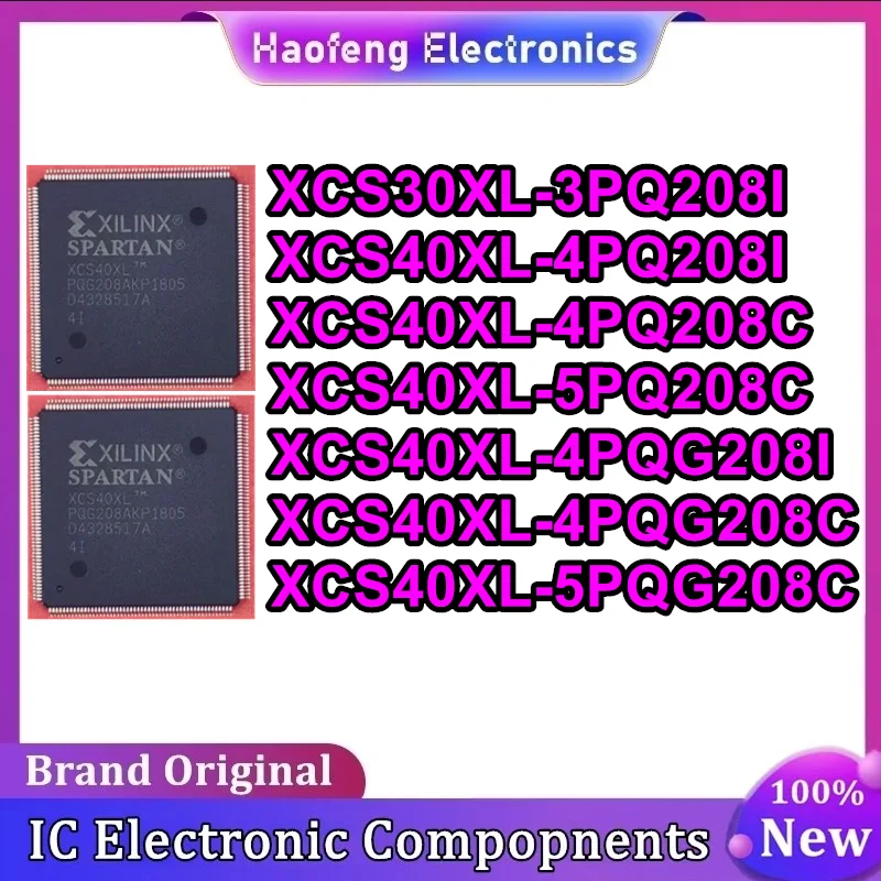 

Микросхемы QFP: XCS30XL-3PQ208I, XCS40XL-4PQ208I, XCS40XL-4PQ208C, XCS40XL-5PQ208C, XCS40XL-4PQG208I, XCS40XL-4PQG208C, XCS40XL-5PQG208C