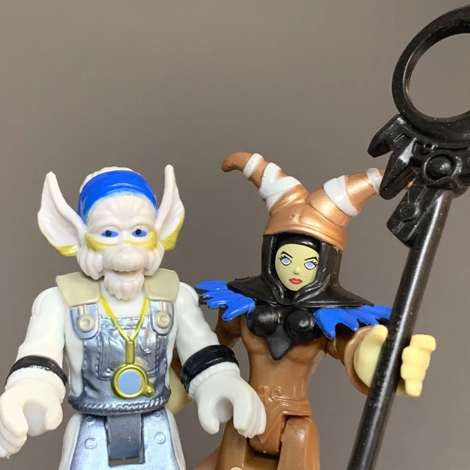 مجموعة Imaginext أسود أزرق أحمر أحمر الحارس أبطال أرقام و ريتا الرب Zedd Finster الأشرار نماذج أفلام شخصية الاطفال هدية