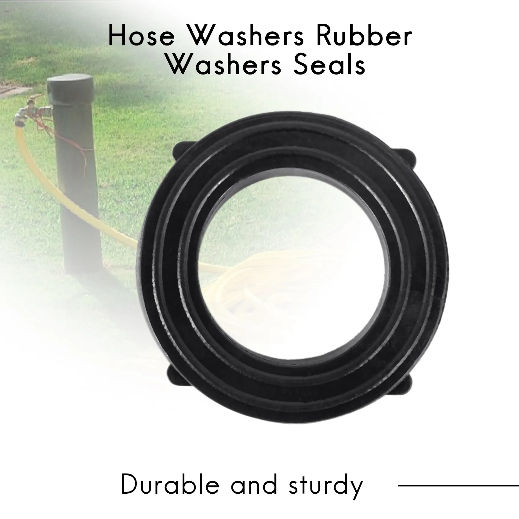 BAAJ-Garden Hose Washers Rubber Washers Seals,Self Locking Tabs Keep Washer Firmly Set Inside Fittings For Garden Hose And Water