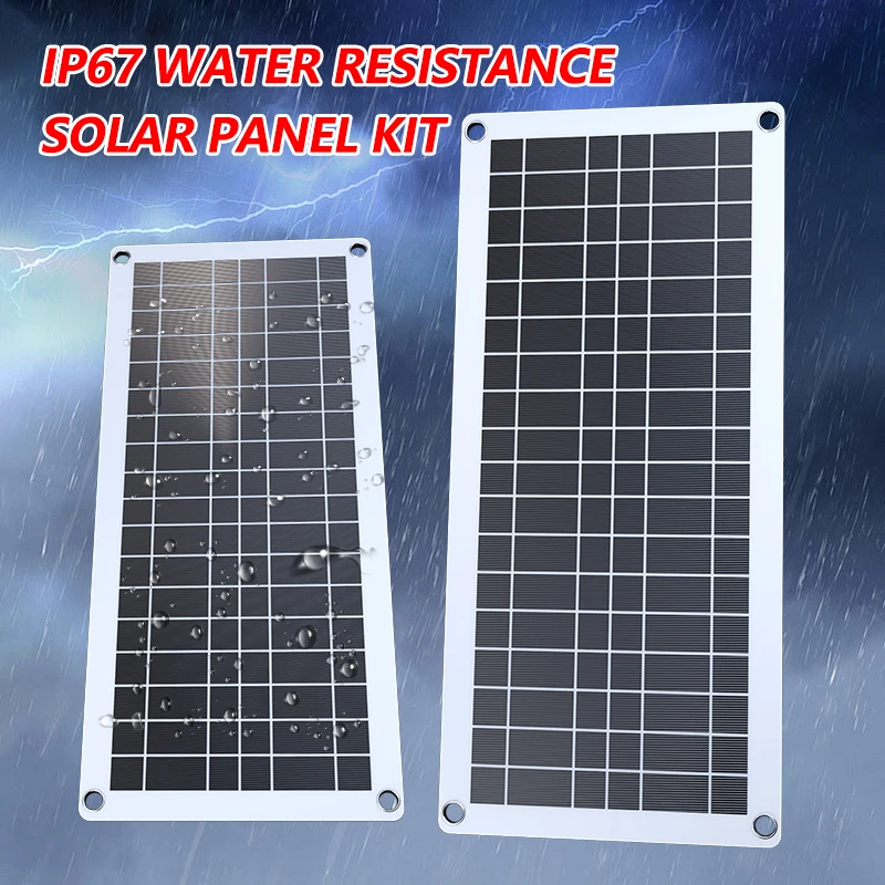 1000W Solar Panel Kit 12V Solar Cell 100A Controller Solar Plate for Phone RV Car Caravan Home Camping Outdoor Battery